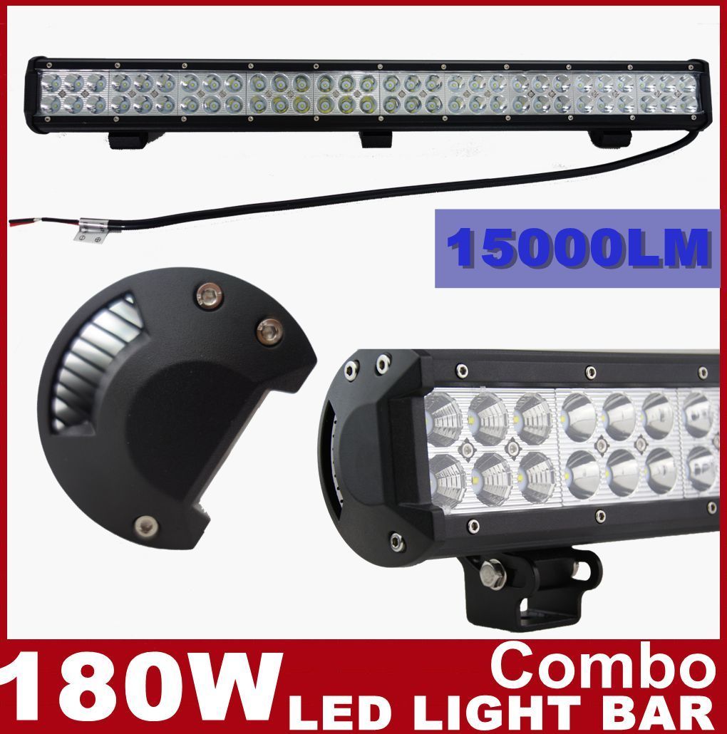 28" 180W LED Work Light Bar  COMBO SPOT FLOOD Offroad Driving